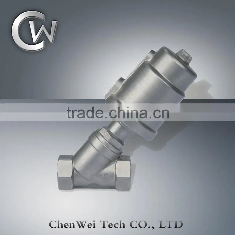 Angle Seat Valve-2 Way 2 Position Pneumatic Angle Seat Valve