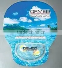 3D silicone rubber wrist rest mouse pad