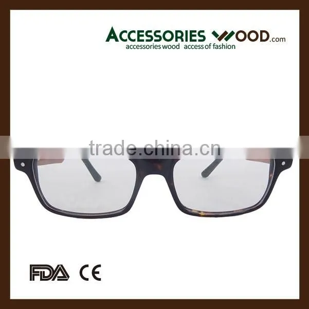 2016 Wholesale Custom Optical Shampoo&Wood Glasses customized Logo for All Ages