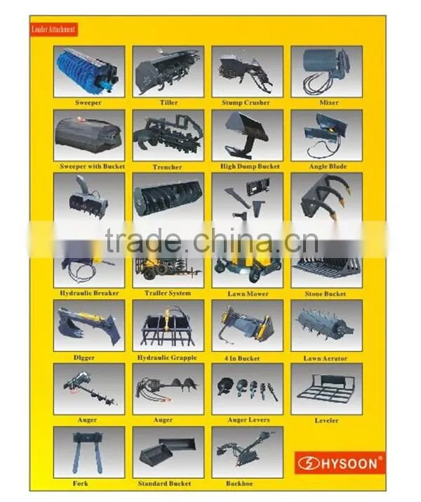 China Hysoon HD10L articulated loader for sale
