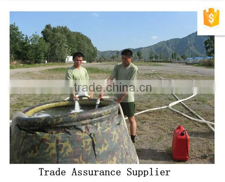folding water bladder harvesting rainwater tank