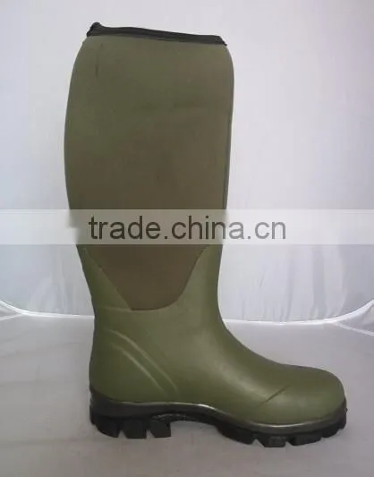 Men cheap outdoor rubber rain boots warm shoes for men