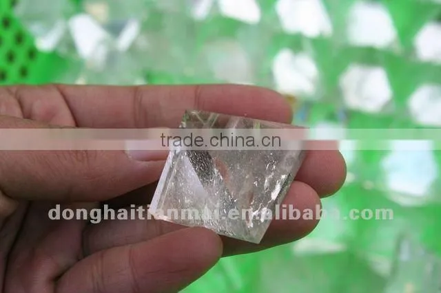 Decorative Natural Clear QUARTZ Crystal HEALING Pyramid , Christmas Gifts