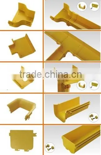 SGS certificated colored pvc cable trunking