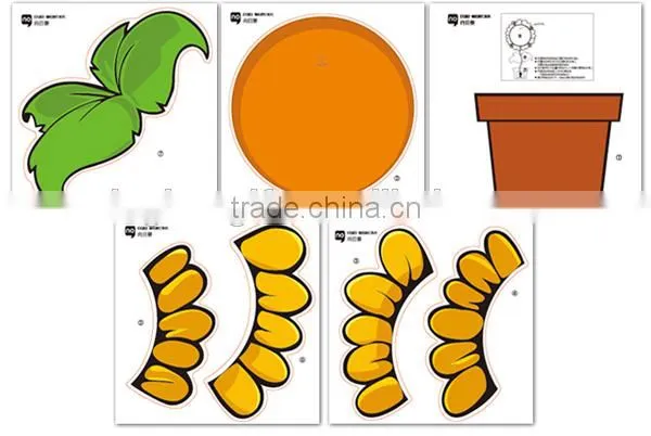 2014 hottest and new Design 3D Sunflower Wall Sticker Wall Light