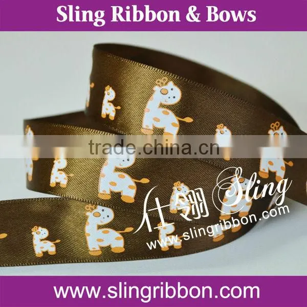 Wholesale 1 Leopard Printed Ribbon For Bows Material
