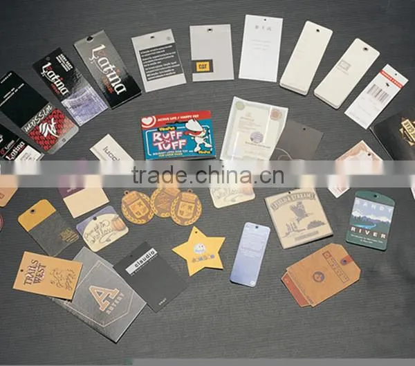 diamond pattern tags specialty hang tags design 1.5''*2.5''