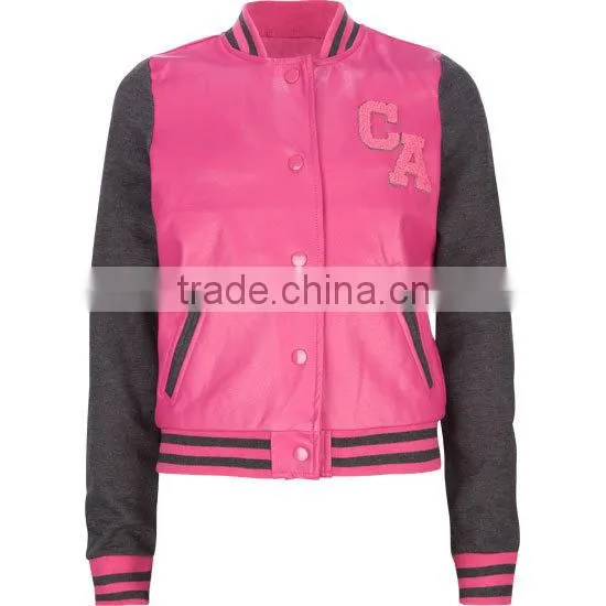 Letterman Jackets/varsity baseball women jacket/College Jackets
