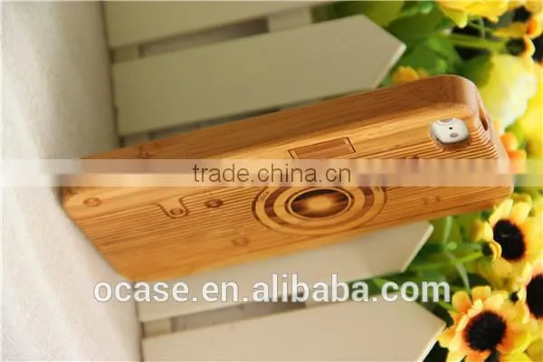 Wood cd design case for iphone 6s case with custom printed phone case.