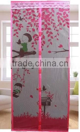 Automatic fly screen Free installation type Door stripe anti-mosquito screen door