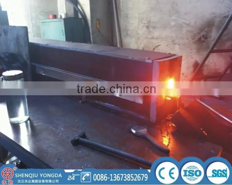 Auto feeding steel bars induction forging furnace