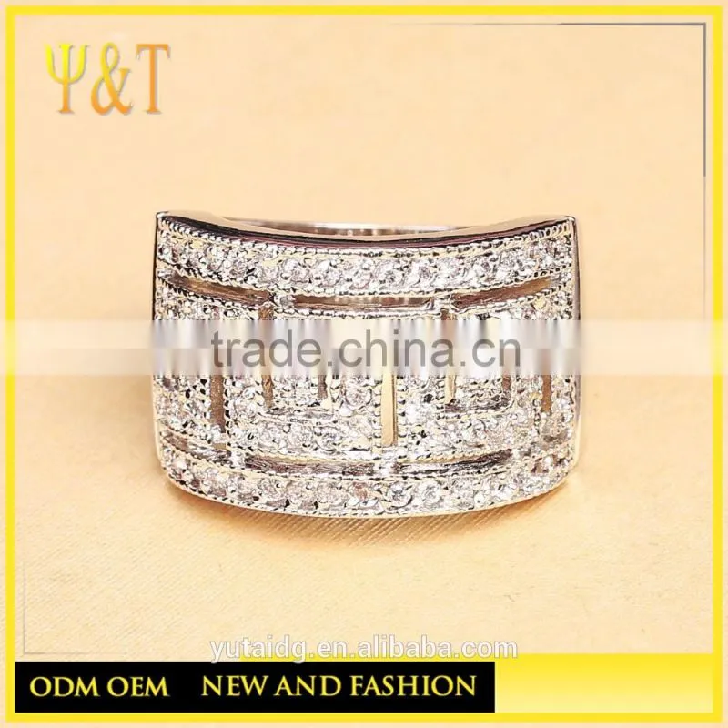 Jingli Jewelry Silver Plated Mens Wedding Ring (YJ-874)