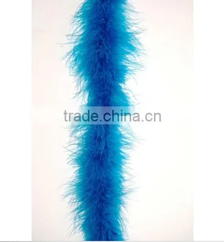 fluffy marabou boa-neon green