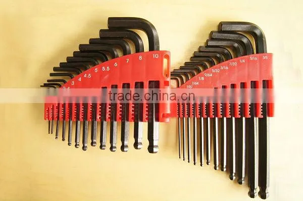 25PCS Ball head hex/allen key wrench set