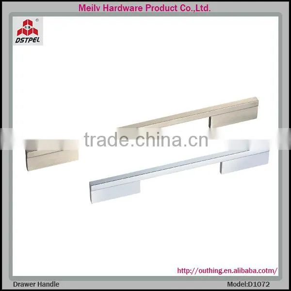 China high quality anodized aluminum cabinet pull handle D1072