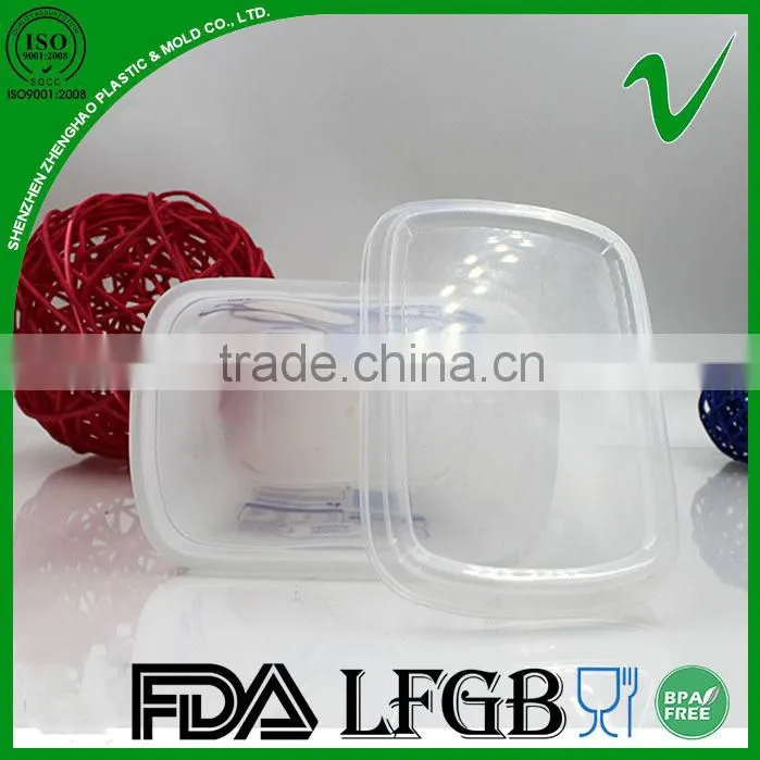 Food grade 500ml disposable PP empty plastic container food