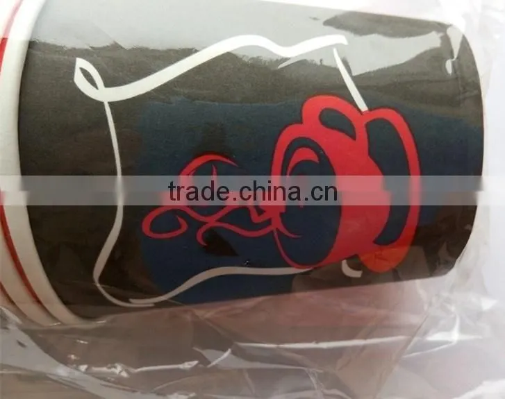 logo print 6oz disposable single wall paper cup for hot coffee cheap price