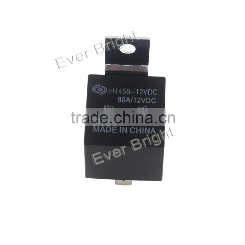 12V 80A Five-feet black waterproof auto relay