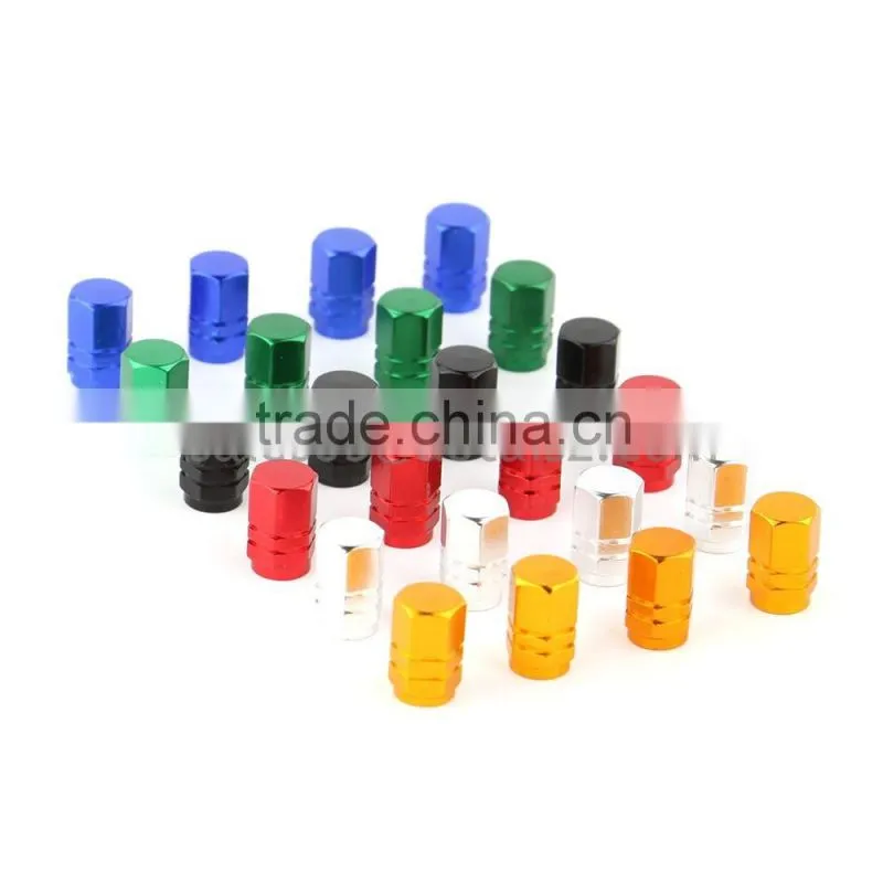 Colorful Aluminium Alloy Universal Car Tire Valve Cap Cover