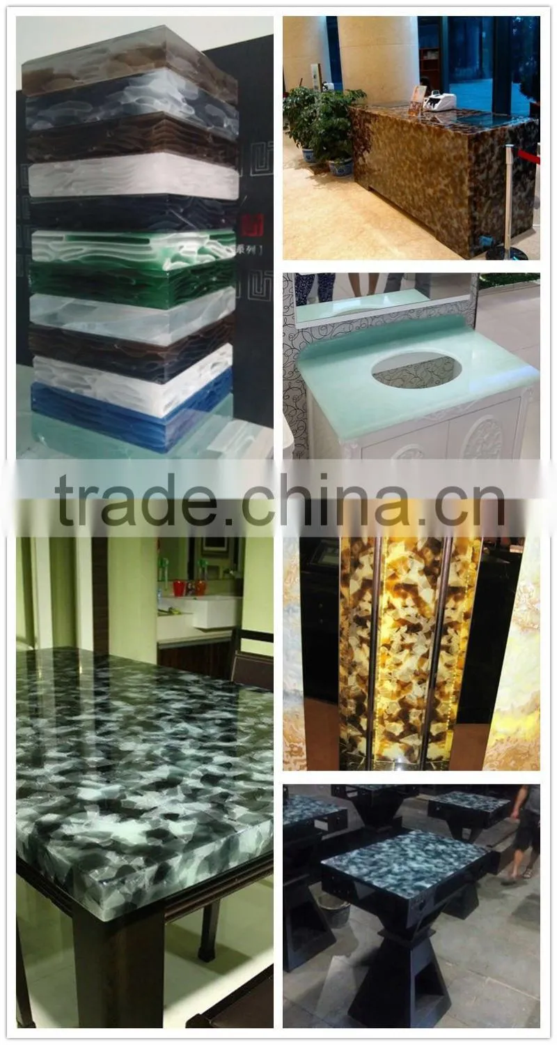 Spectrum 100 SFS with irisation new building material jade glass