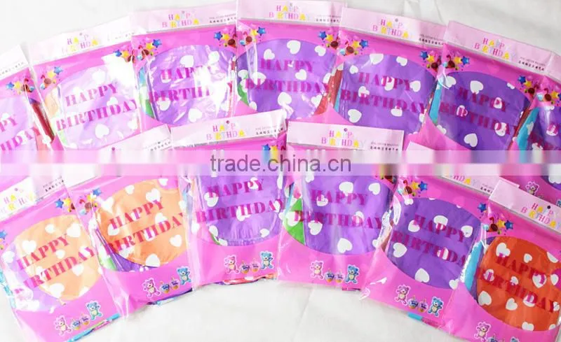 2015 Colorful spot dot helium balloon,16 inches words/letters balloon,happy new year inflatable custom balloon