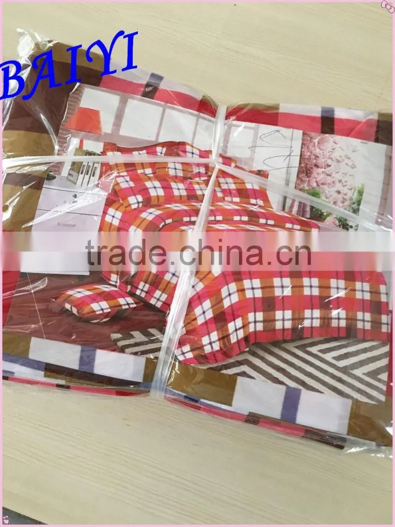 70gsm brushed 100% polyester bedsheet fabric with flora pigment printing for home textile/polyester fabric to Brazil