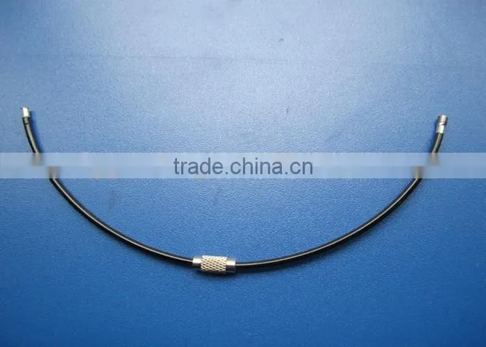 stainless steel cable luggage straps with coating
