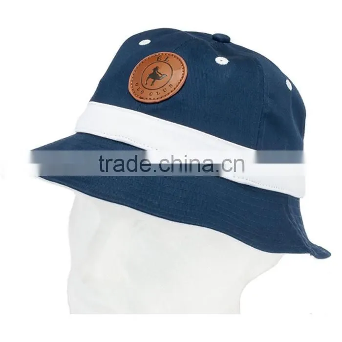 Wholesale foldable cotton fashion 6 panel blank designer custom bucket hat