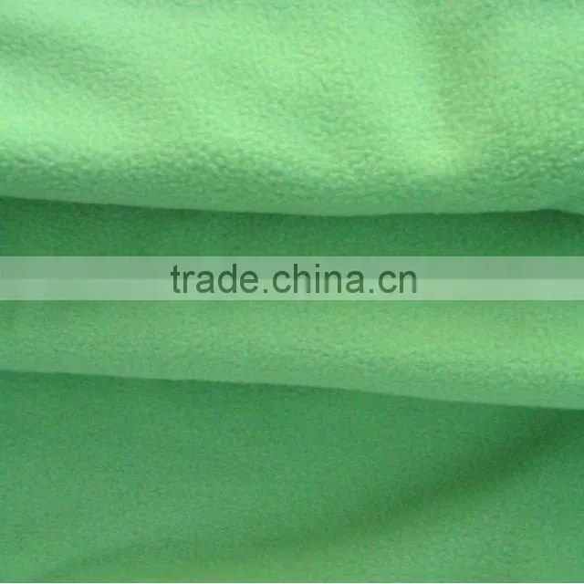 100%Polyester Micro Polar Fleece Dyed Knitting Fabric