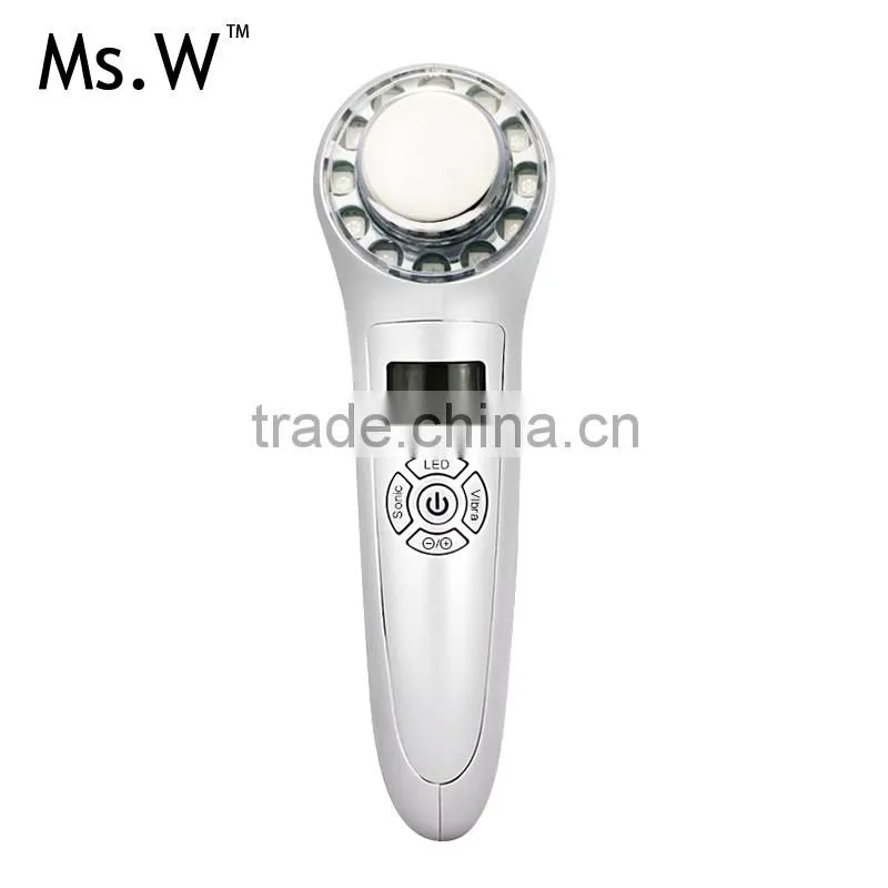 Ultrasonic IPL photon facial beauty device/facial rejuvenation device/facial massage device
