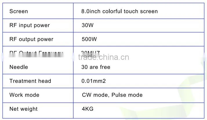 The most popular spider veins removal vascular removal beauty equipment RBS with 30MHZ RF power