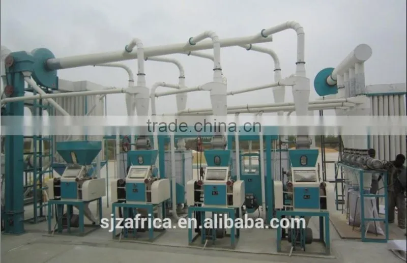 Hot selling grain processing machine/corn flour mill plant for super fine corn flour