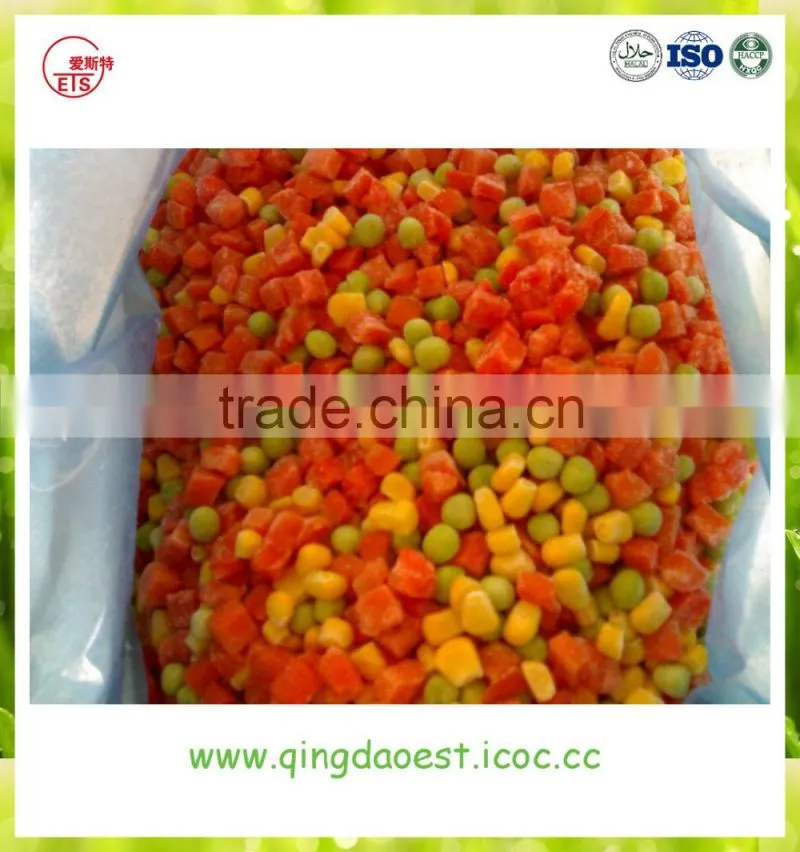 Chinese high quality frozen mixed vegetable