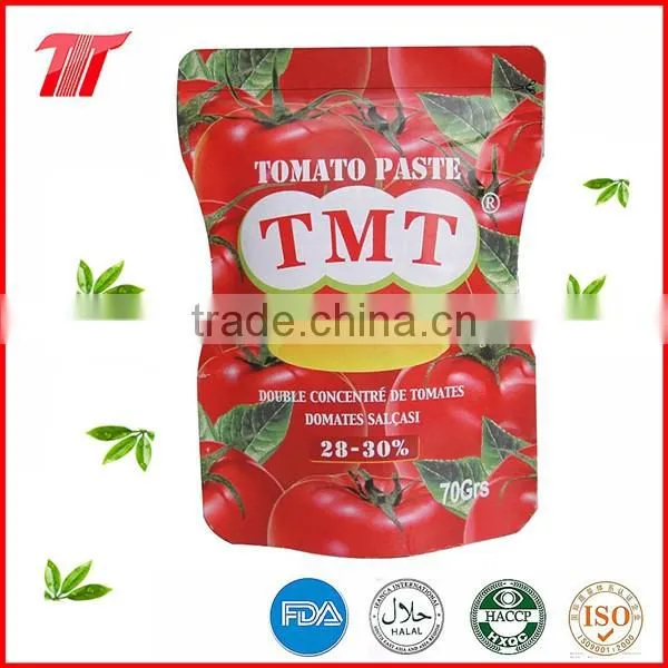 70g TMT Brand Sachet Tomato Paste