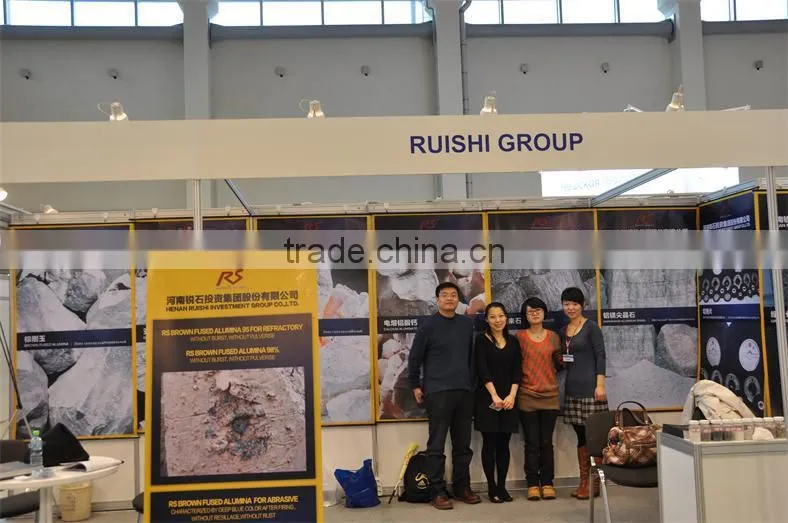 sand size and fine powder compact corundum refractory materials
