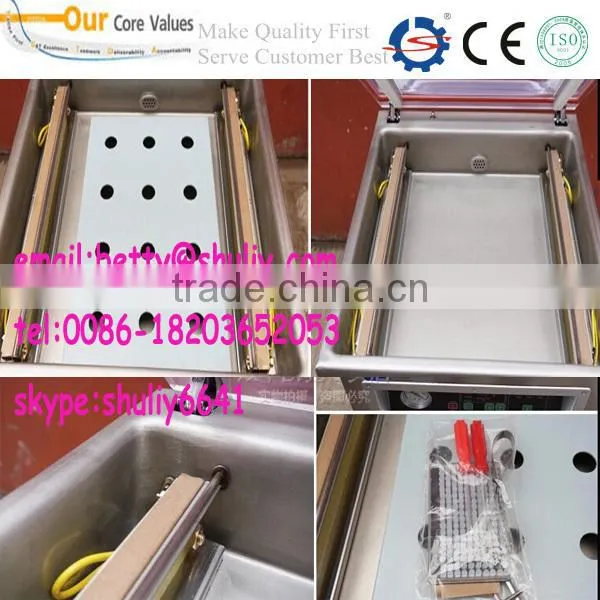 Double chamber vacuum packing machine DZ600/2S for sea food,salted meat,dry fish,pork,beef,rice