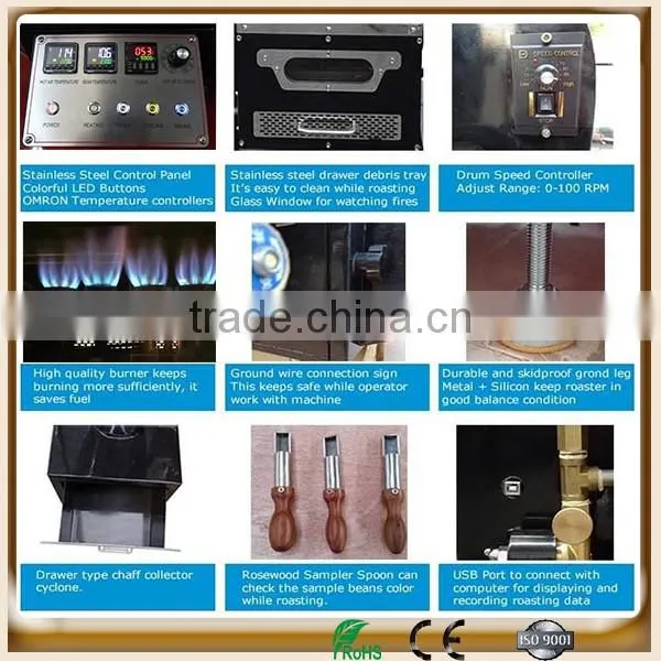 500g home use coffee roaster for cafe