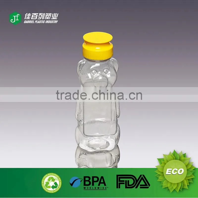 China factory price hot sale honey colored squeeze bottles