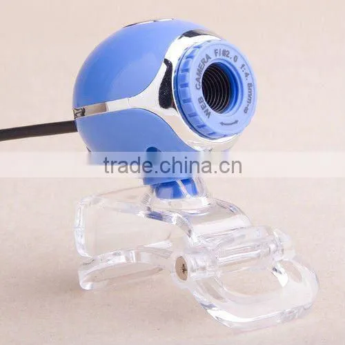 USB Clear Clip Ball Portable Webcam Camera Web Cam for Desktop PC Laptop Skype