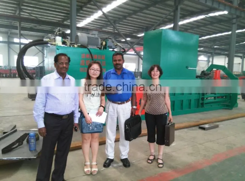 fully automatic cardboard baler