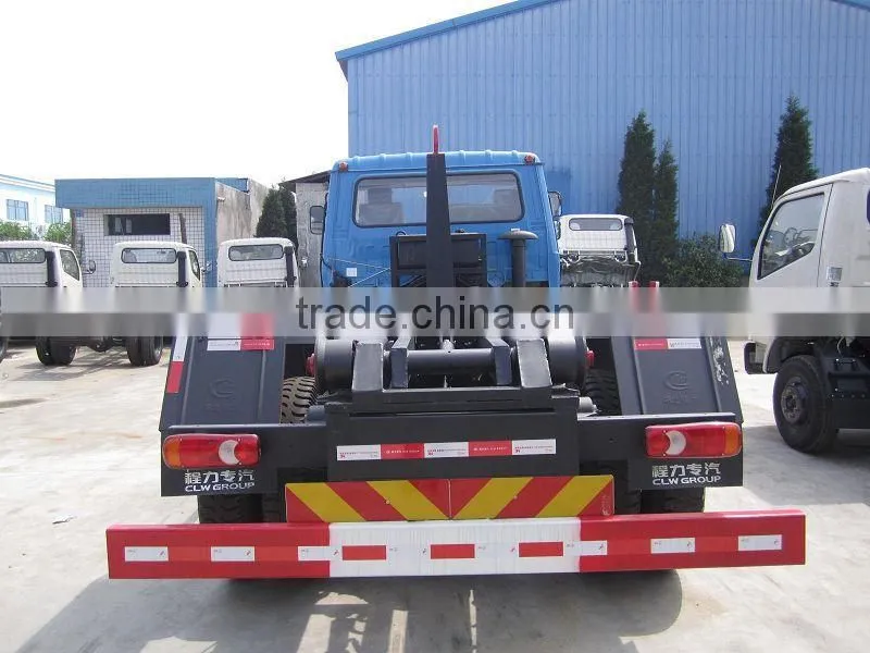 DONGFENG 8TON recycle rubbish truck, hydraulic operation system
