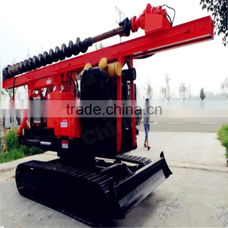 Hydraulic hammer pile driver for construction