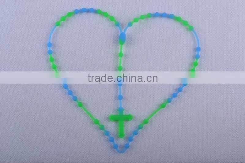 cross silicone necklace