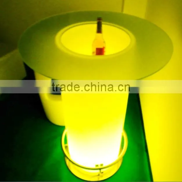 HUAJUN Hot Sales LED bar furniture/ PE material / waterproof LED bar table