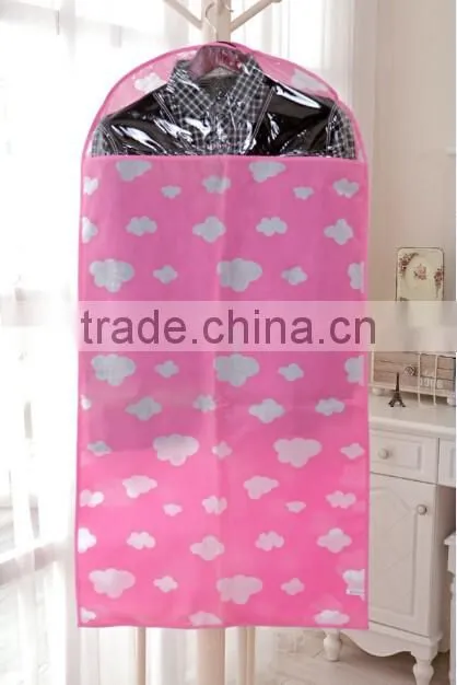 Store More Pink Clouds Suit Garment Clothes Cover Bag
