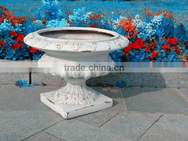 2014 Magnesium/Fiberglass Planter Urns Chinese Factory Flower Planter QL-13170 9kg Hot Sale