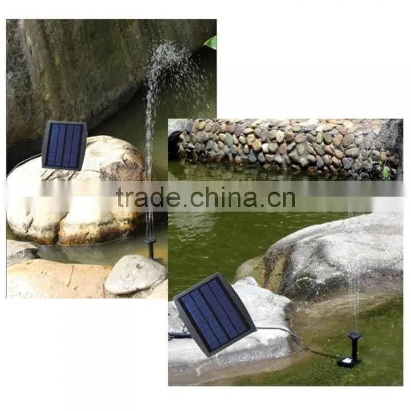 (long battery) garden fountain, solar battery aquarium fountain 2.5 W high power pump