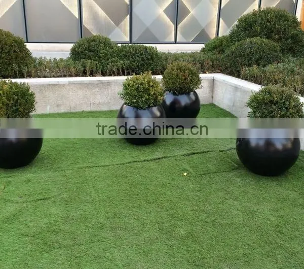 FO-186 Round fiberglass pots for decor