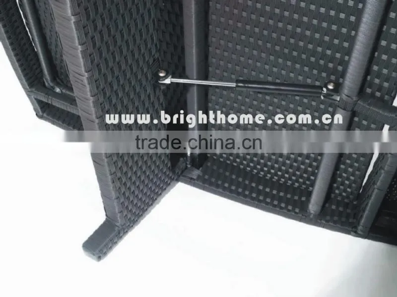 Unique and Modern Rattan and Wicker Double Sun Lounger