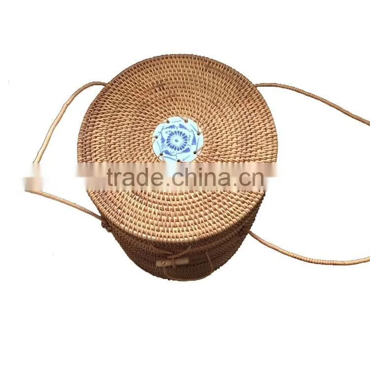 Vietnam rattan weaving tote bags cross bags reuseable bags